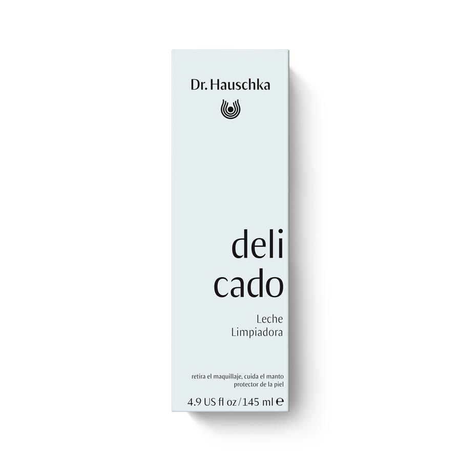 Dr. Hauschka La Leche Limpiadora: limpia delicadamente, retira el maquillaje y nutre la piel.